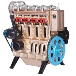 Teching Engine Kit 4 Cylinder Car Engine Assembly Kit Gift Collection DM13-B