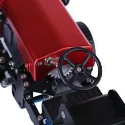 Teching Mini APP RC Tractor Metal Romote Control Model Tractor in Red DIY Assembly Kit Educational Toy Gifts Collection - Enginediy