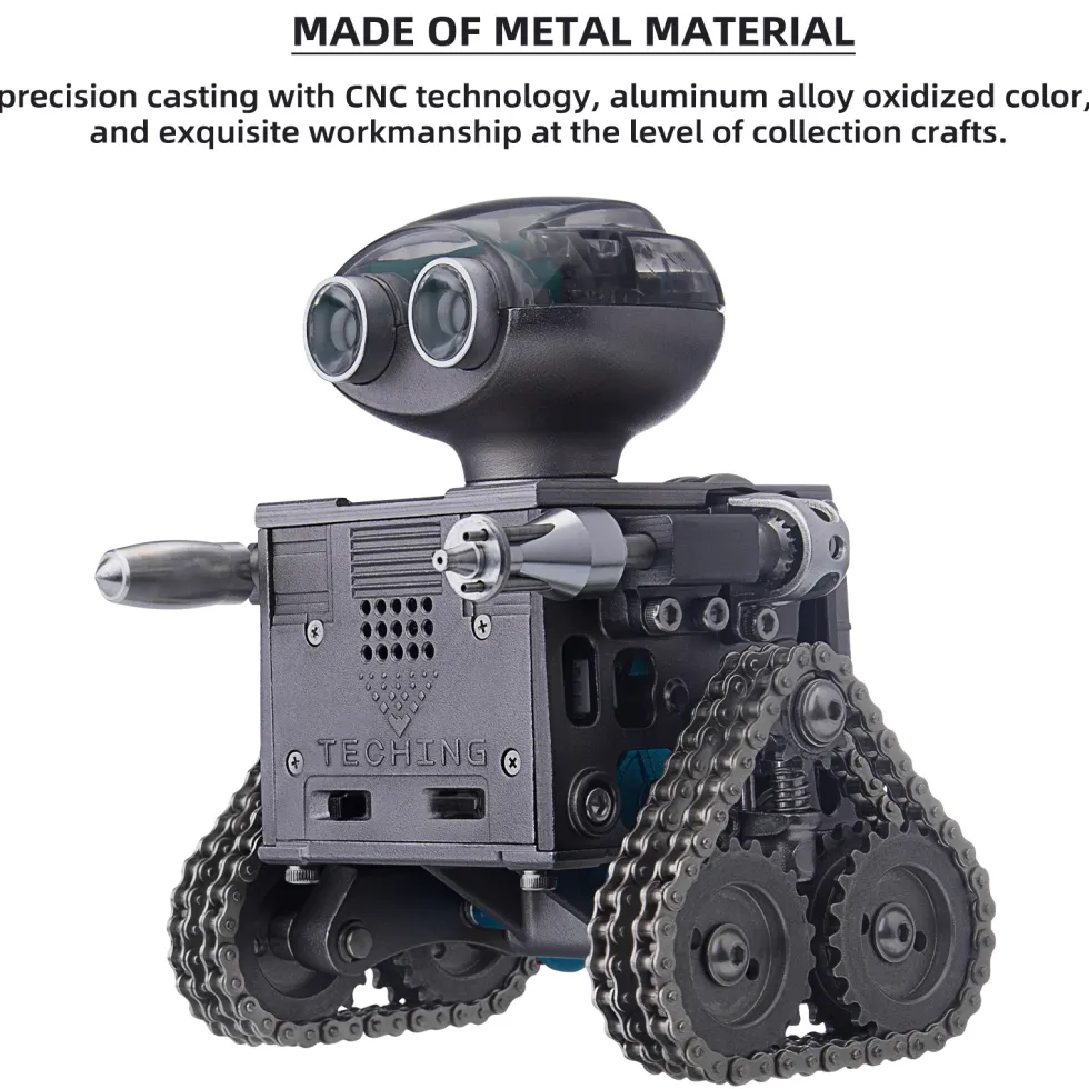 TECHING Robotic Engine Assembly Kit Educational Toy Build Your Robot Kit DIY Gift 160pcs