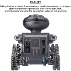 TECHING Robotic Engine Assembly Kit Educational Toy Build Your Robot Kit DIY Gift 160pcs