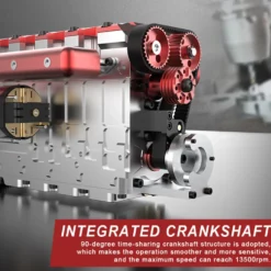 TOYAN Engine FS-L400G L4 14cc Inline 4 Cylinder Four-stroke Water-cooled Gasoline Engine Model - Kit Version