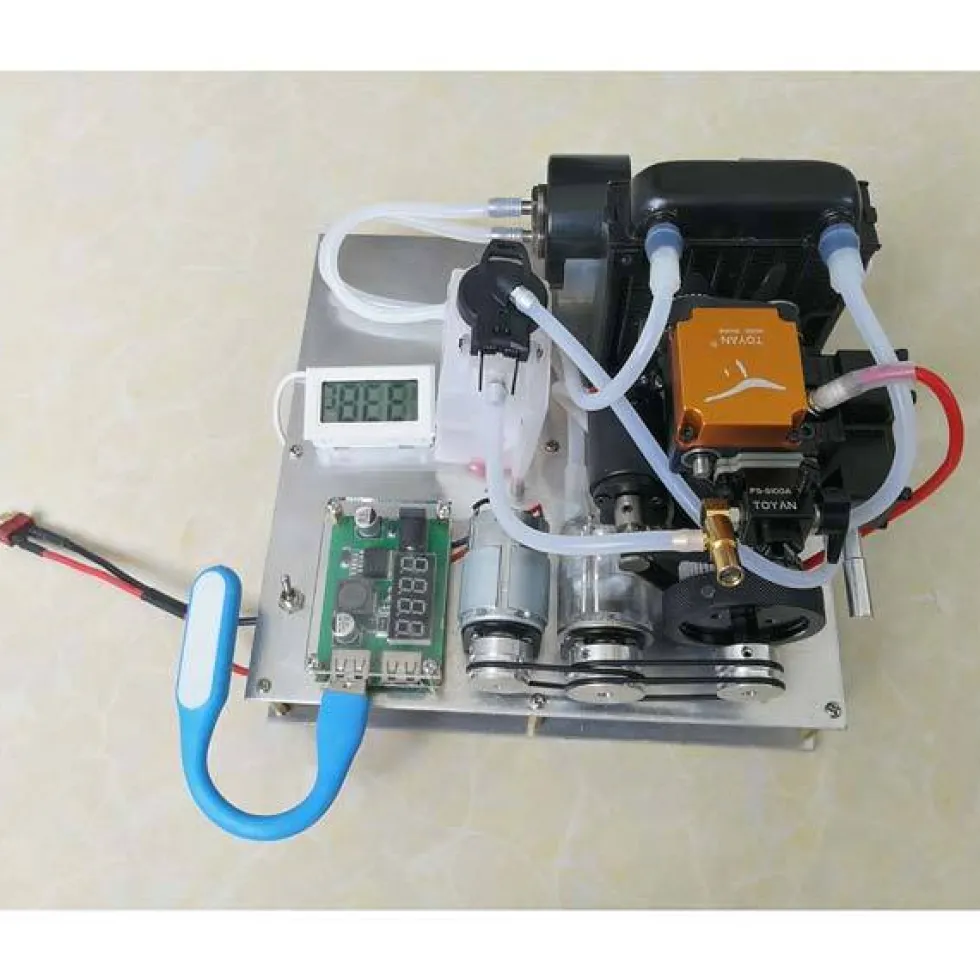 Toyan Engine FS-S100 Water-Cooled Nitro-Methanol Generator Set with Water Pump Radiator Thermometer