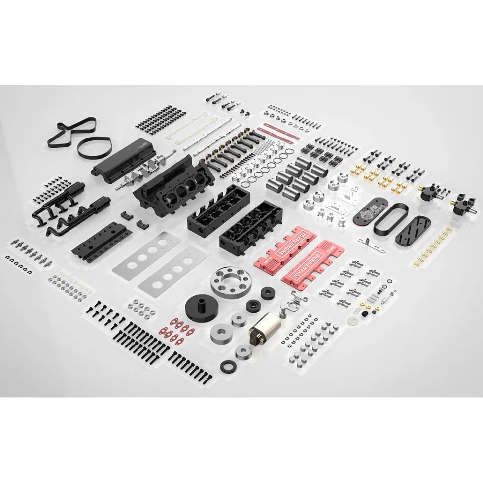 TOYAN Engine 4 Stroke RC Nitro Engine Model Kit - Build Your Engine That Works