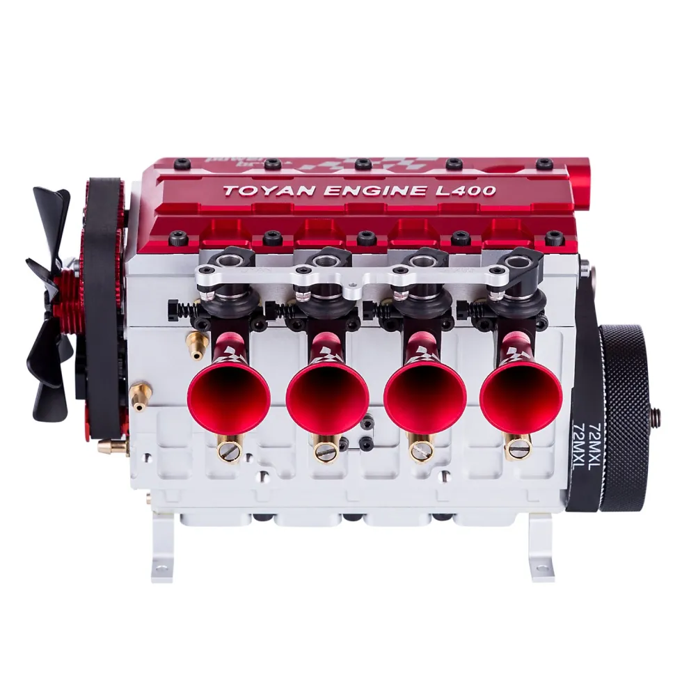 TOYAN FS-L400 Engine 14cc Inline 4 Cylinder 4 Stroke Nitro Engine Model - Assembled
