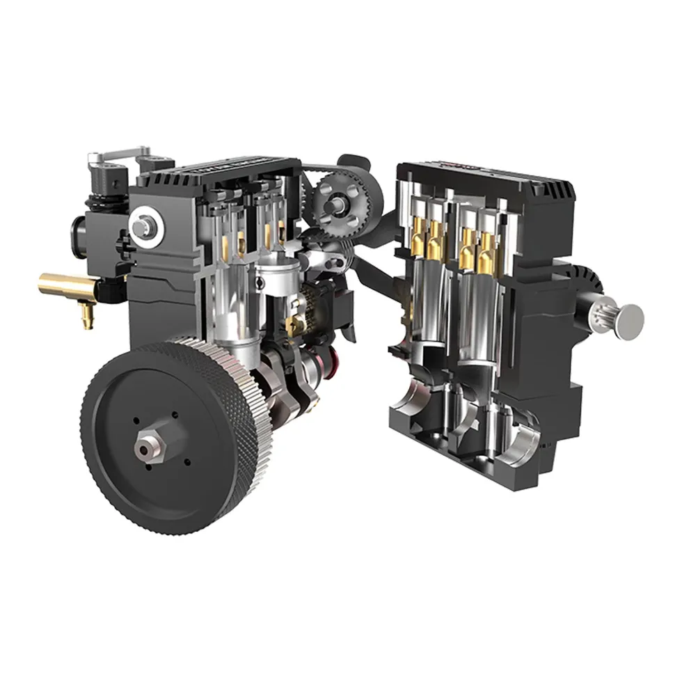 TOYAN FS-L200 Engine 2 Cylinders 4 Stroke Engine Model Kit - Build Your Own Engine that Works