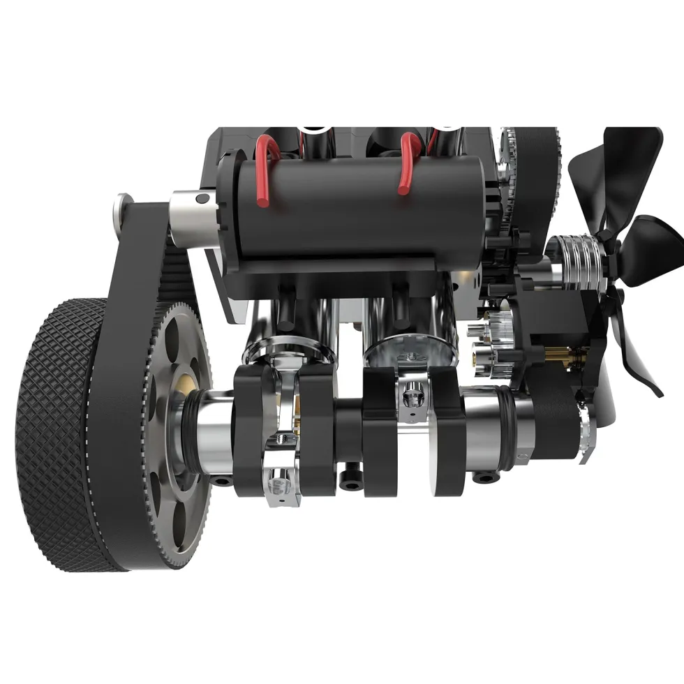 TOYAN FS-L200 Engine 2 Cylinders 4 Stroke Engine Model Kit - Build Your Own Engine that Works