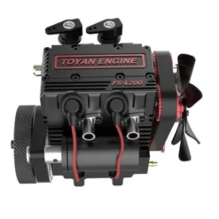 TOYAN FS-L200 Engine 2 Cylinder 4 Stroke Nitro Engine Model Kit - Build Your Own Engine That Works