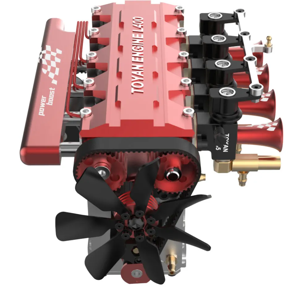 TOYAN FS-L400 Engine With Starter Kit, Stand and Accessories