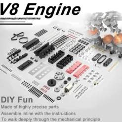 TOYAN Full Metal Nitro Engine Model Kit That Works - Build Your Own Engines - Gift Collection
