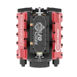 TOYAN & HOWIN V8 Engine FS-V800G 1/10 28cc Gasoline Engine with Distributor Starter Kit - Build Your Own V8 Engine