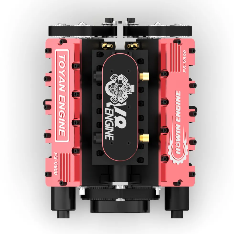 TOYAN V8 Engine FS-V800 28cc Nitro Engine - Build Your Own V8 Engine - V8 Engine Model Kit That Works