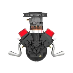 TOYAN V8 Engine FS-V800WGPC 28cc OHV Gasoline Engine - Build Your Own V8 Engine - V8 Engine Model Kit That Works