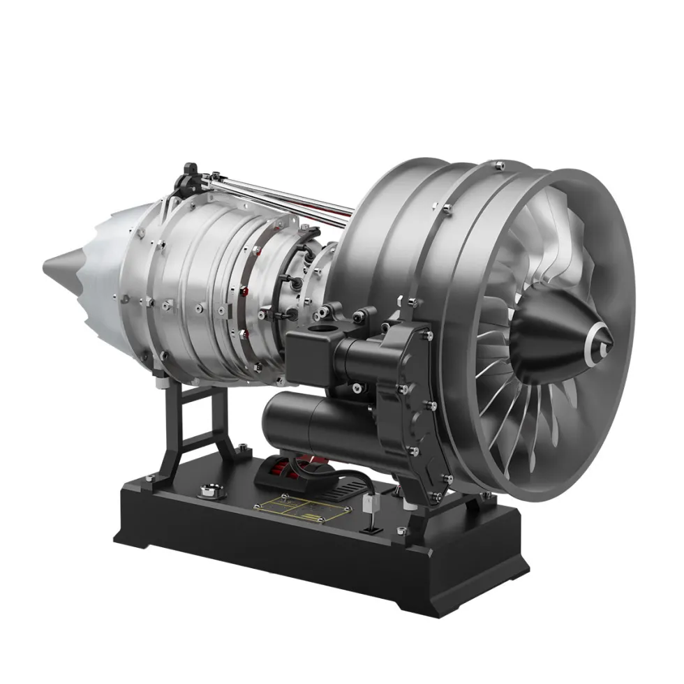 Turbofan Engine Model Kit that Works - Build Your Own Turbofan Engine - TECHING 1/12 Full Metal Dual-Spool Turbofan Engine Model Kit 300+PCS