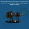 Turbofan Engine Model Kit that Works - Build Your Own Turbofan Engine - TECHING 1/10 Full Metal Dual-Spool Turbofan Engine Aircraft Jet Engine Model 1000+Pcs
