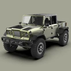 TWOLF TW-715 V8 Engine Powered 1:10 Scale RC Off-road 4WD 4-Door Pickup Truck Vehicle Crawler Kit with Electronic Equipment