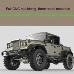 TWOLF TW-715 V8 Engine Powered 1:10 Scale RC Off-road 4WD 4-Door Pickup Truck Vehicle Crawler Kit with Electronic Equipment