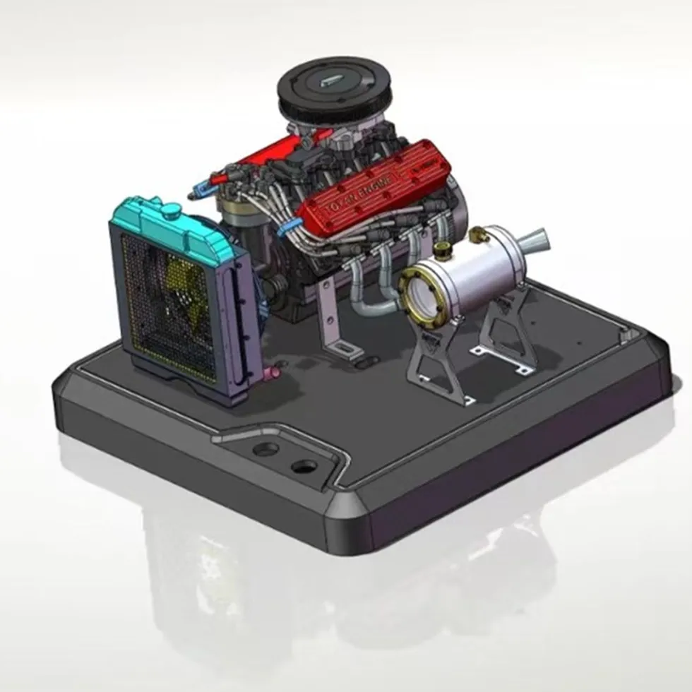 Upgraded Aluminum Engine Stand for TOYAN FS-V800WGPC Engine Model