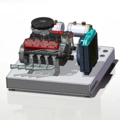 Upgraded Aluminum Engine Stand for TOYAN FS-V800WGPC Engine Model