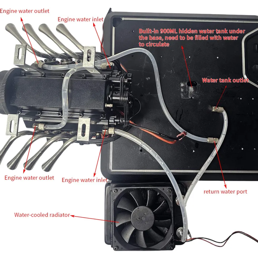 Upgraded Stand for TOYAN V8 FS-V800WGPC Engine Model