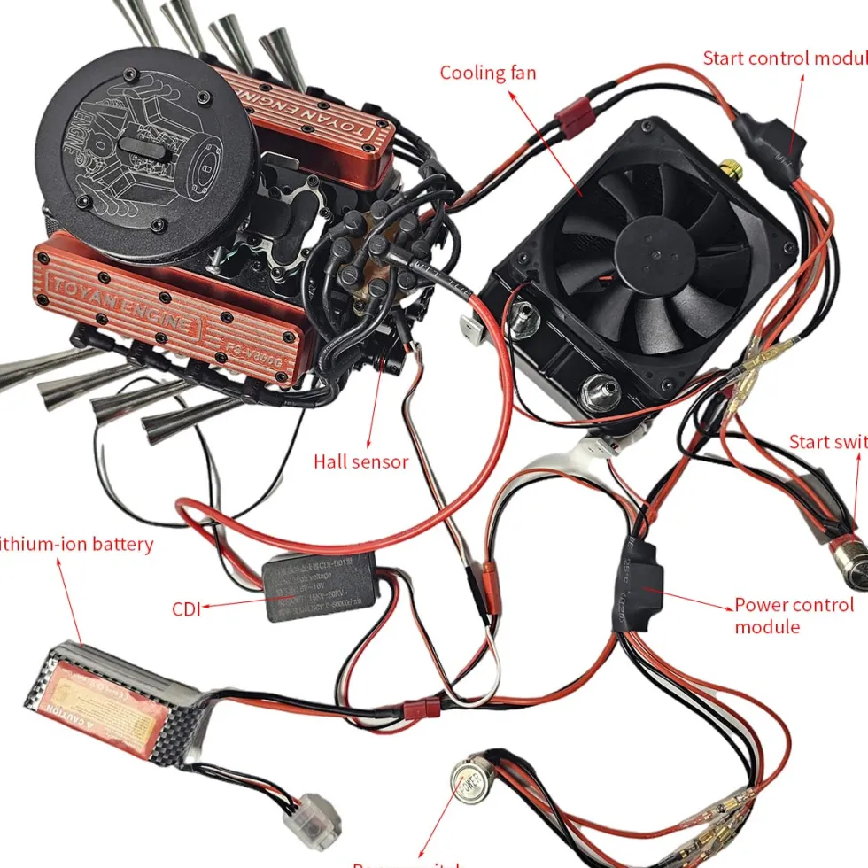 Upgraded Stand for TOYAN V8 FS-V800WGPC Engine Model