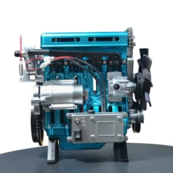 V4 Car Engine Assembly Kit Full Metal 4 Cylinder Car Engine Building Kit