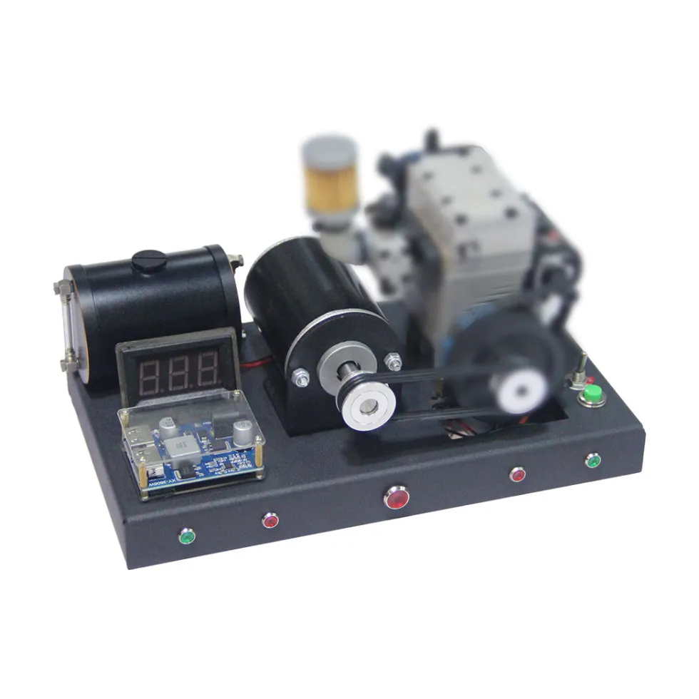 12V DC Modified Generator Kit & Base for SEMTO ST-NF2 Engine Model DIY Modelling Kit