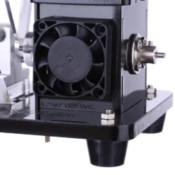 V8 Electromagnetic Engine 5V 4W 8 Coils High Speed V-Shaped Automobile Engine Model for Gift Collection