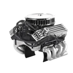 V8 Engine Fan Radiator Motor Hood Kit for 1/10 RC Car GRC F82 Motor
