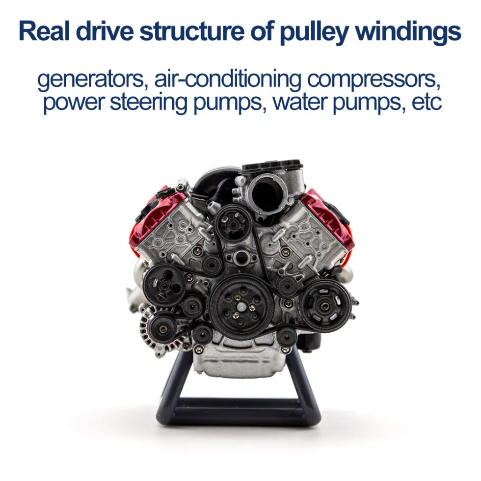 V8 Engine Model Kit that Works - Build Your Own V8 Engine - V8 Engine for Capra VS4-10
