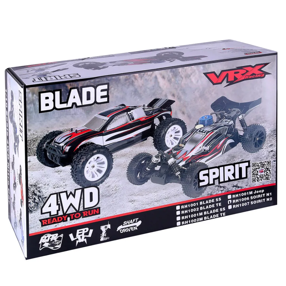 VRX RH1006 RC Car 1/10 2.4G 4WD 75km/h High Speed Force 18 Nitro Methanol Engine RTR Truck