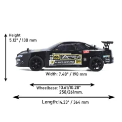 VRX RH1003 RC Car 1/10 Scale 2.4G 60KM/H Nitro Engine On-Road RTR Version