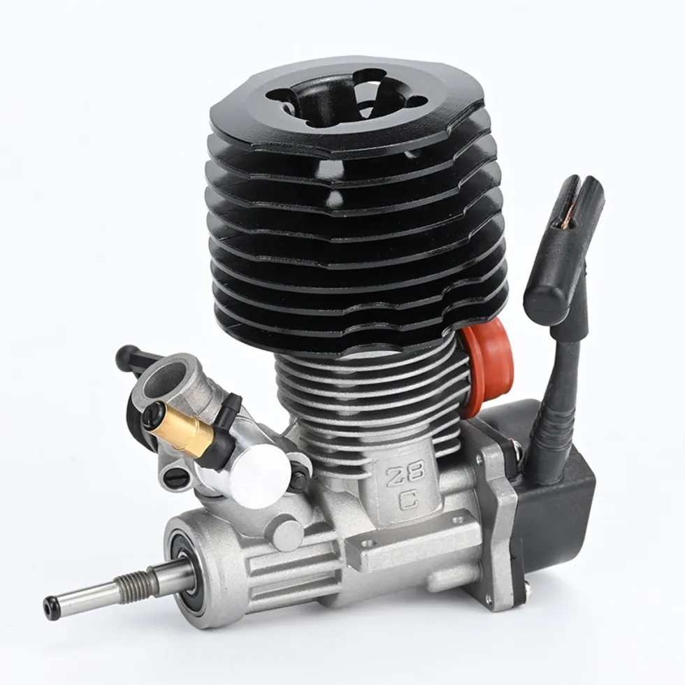 VRX SH.28 4.57cc Pull Start Engine Model for 1/8 Scale Methanol Fuel-Powered RC Car