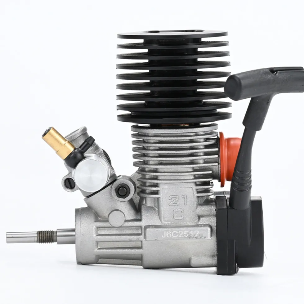 VRX SH.21 3.48cc Rear Exhaust Engine Model with PUI Starter for 1/8 Scale Methanol Fuel-Powered RC Car