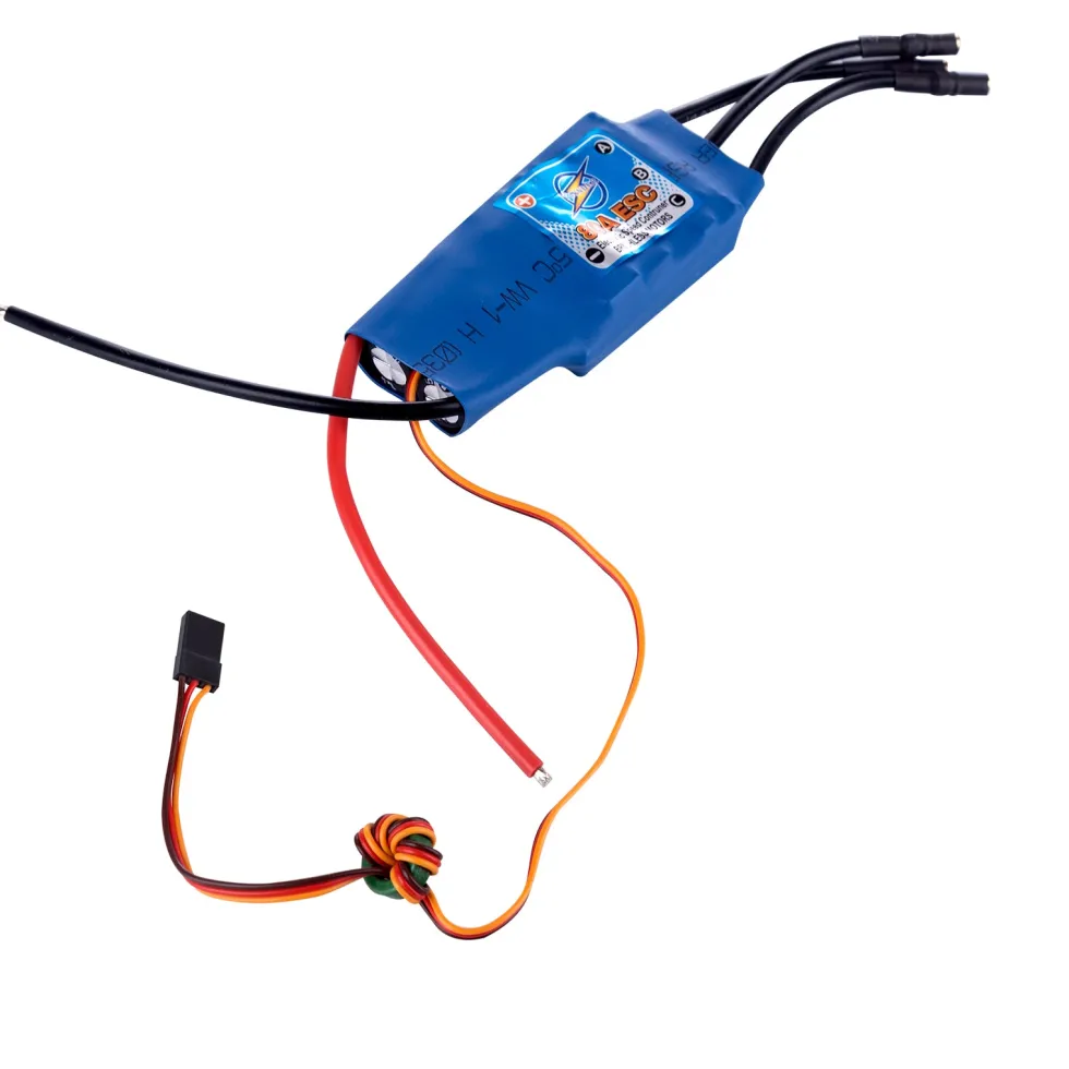 12V-24V 80A Brushless ESC for In-line Four-cylinder Gasoline Engine Model