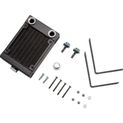 Water-Cooling Radiator Tank Water Outlet Assembly + Bracket Kit for CISON Engine Models