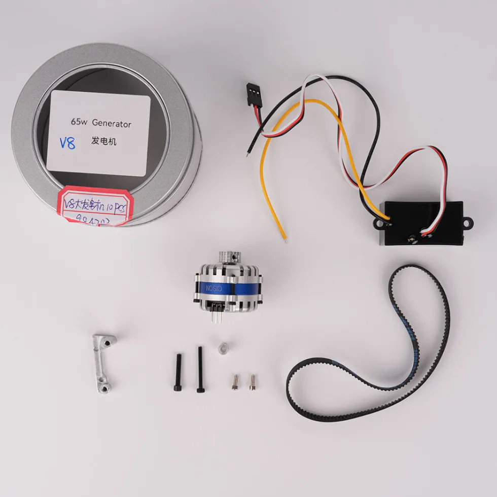 65W High-Power Micro Generator Alternator Kit for CISON V8 Pro V1.1 Engine