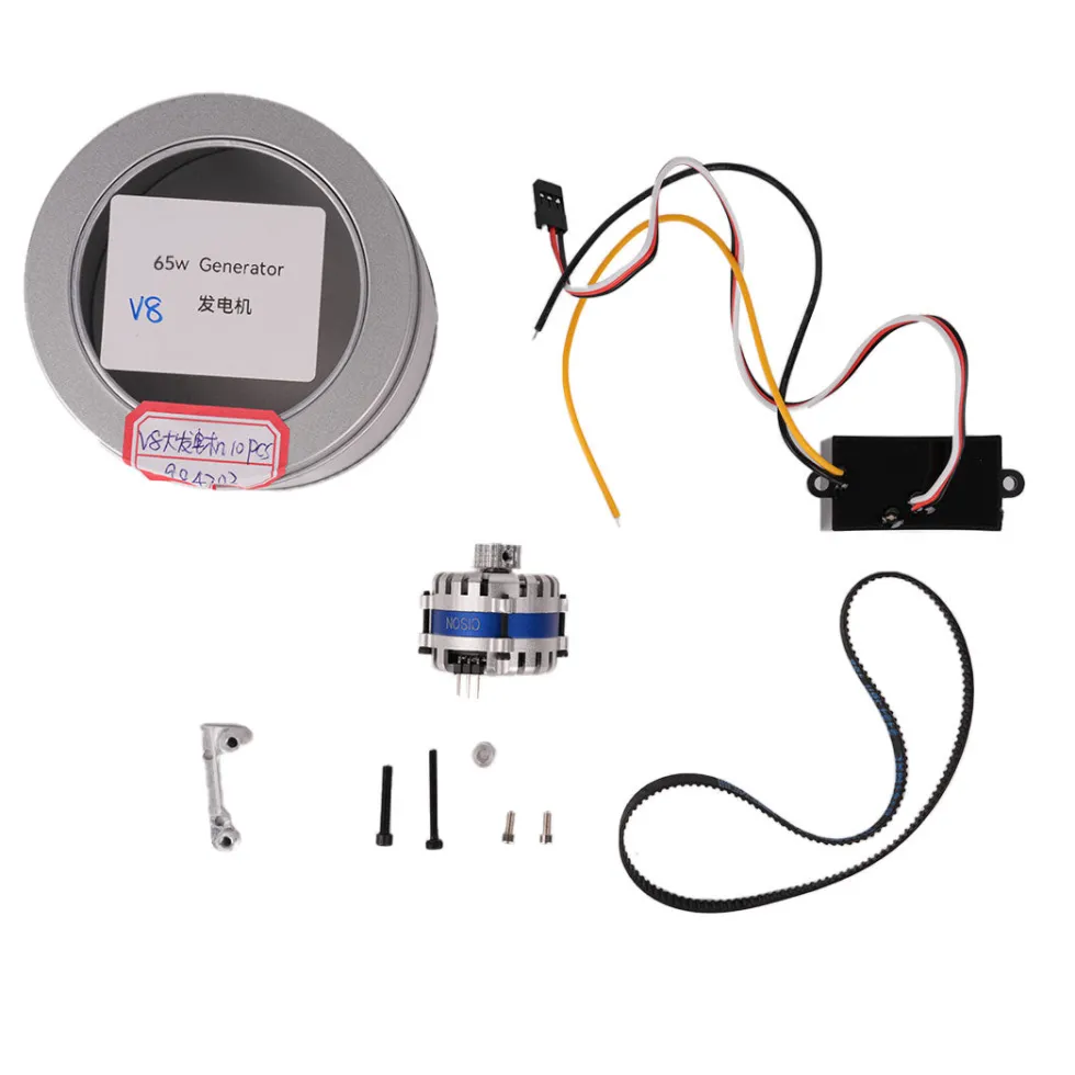 65W High-Power Micro Generator Alternator Kit for CISON V8 Pro V1.1 Engine