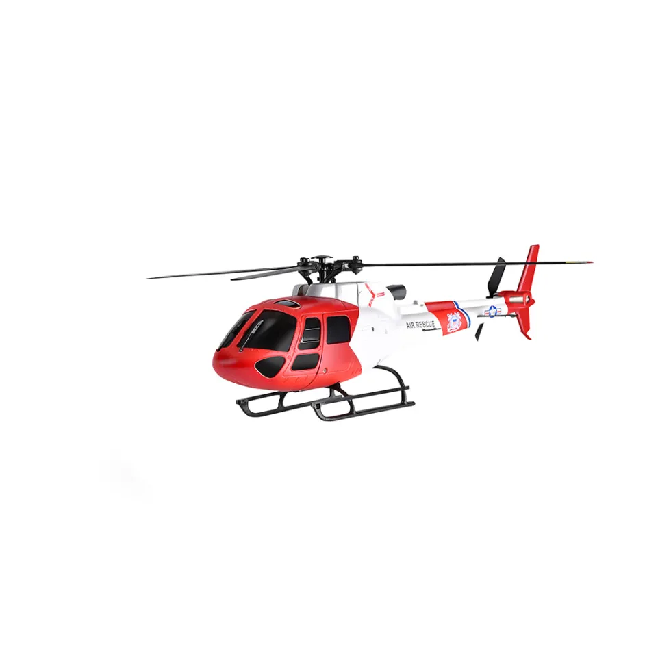 WLToys AS350 2.4G 4CH RTF Micro RC Helicopter Model Optical Flow K150 Air Rescue