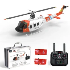 WOLFBUSH F07S UH-1 Huey – 6CH Brushless GPS RC Helicopter