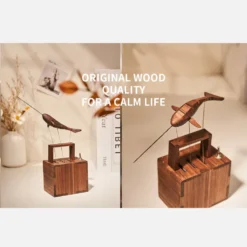 Wooden Whale Music Box Dynamic Model