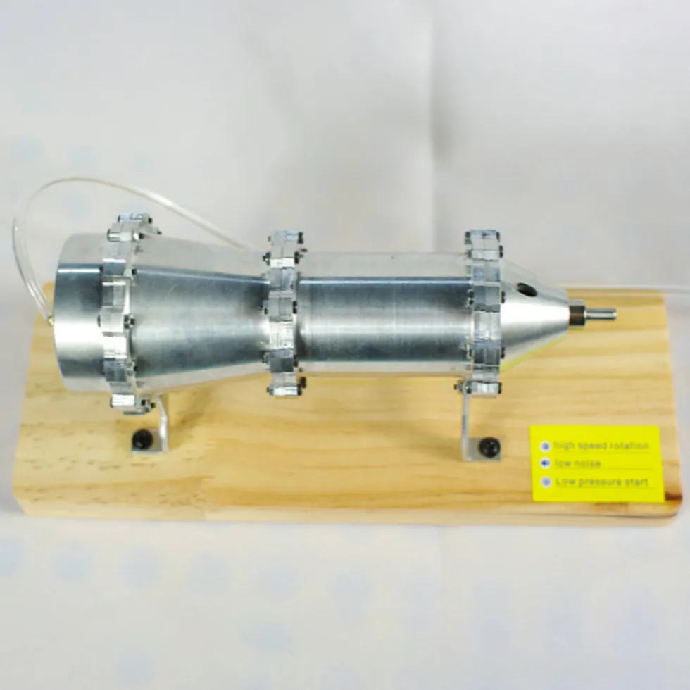Working Multi-Stage Centrifugal Steam Turbine Model, Alloy External Combustion Engine Demonstration Model for Educational Science Teaching Display