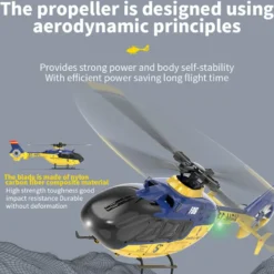 YU XIANG EC-135 RC Helicopter 1/36 2.4G 6CH Direct Drive Brushless 3D/6G Model