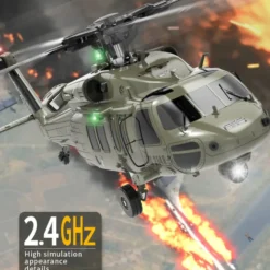YU XIANG YXZNRC F09-V RC Helicopter 1/47 Scale 2.4G 6CH Dual Brushless Direct Drive Flybarless 6G/3D Stunt Model